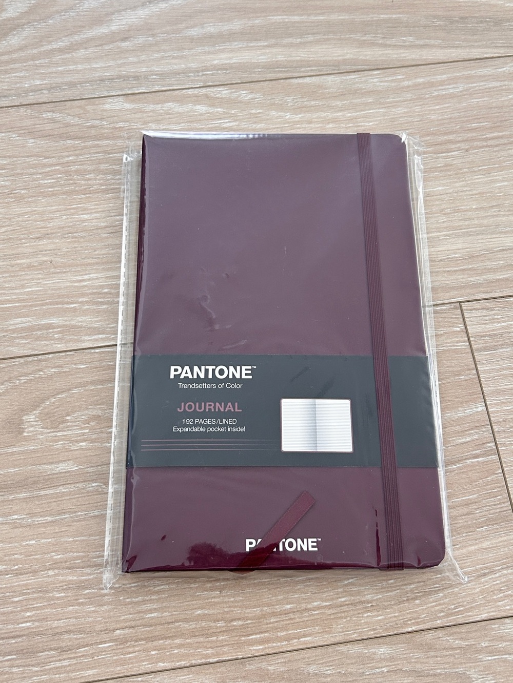 Brown Trout Pantone Dark Cherry 192 Lined Page Journal